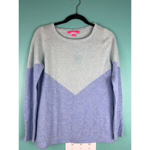 Lilly Pulitzer 100% Cashmere Chevron Sweater | Size M